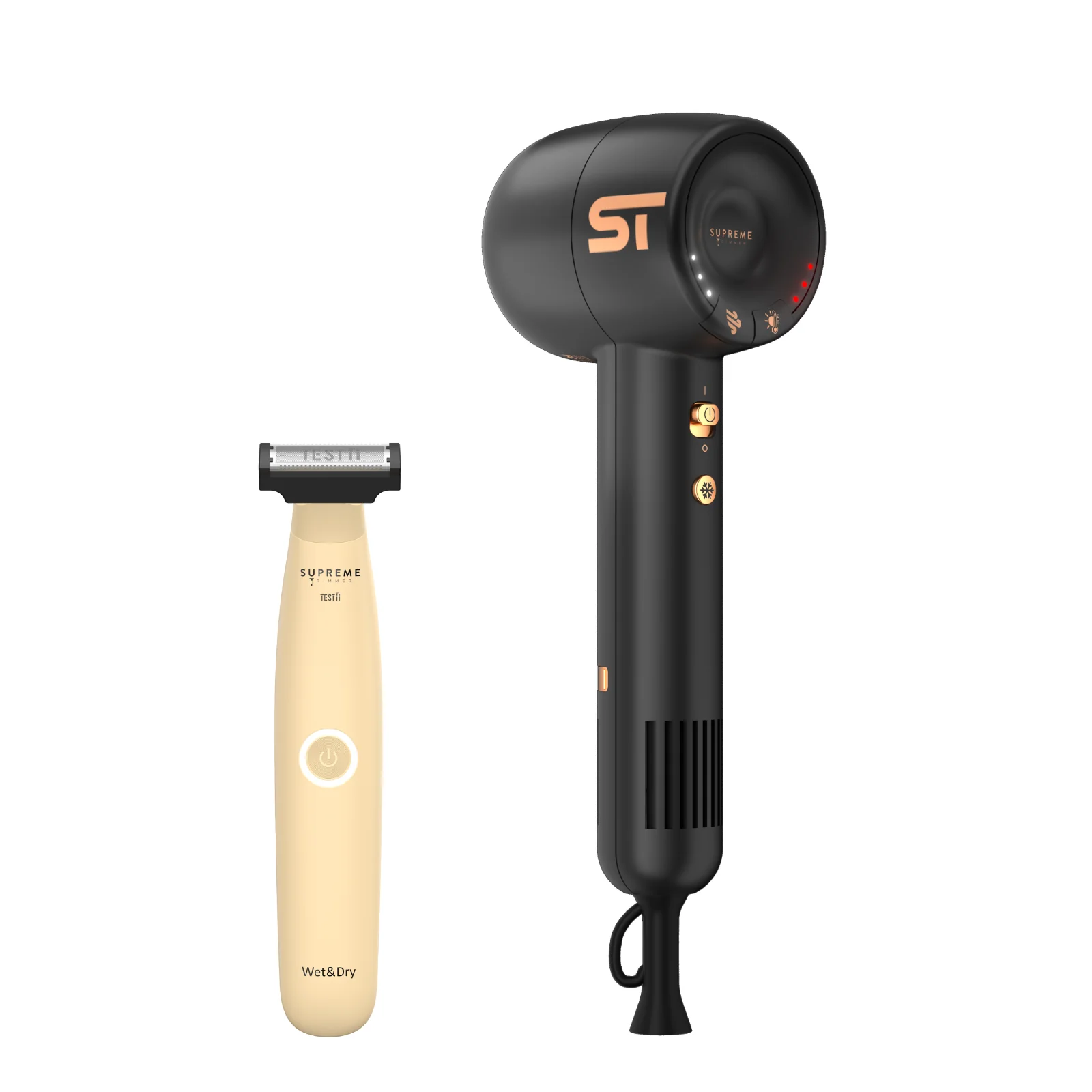 Professional Hair Dryer & TESTii™ Trimmer Bundle - Image 3